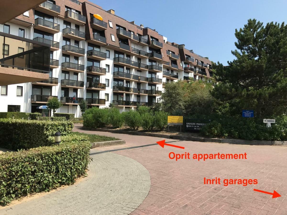 Recent Vernieuwd Appartement Met Zeezicht En Een Gratis Parkeerplaats Коксейде Екстериор снимка